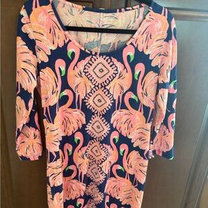 Lilly Pulitzer Pink Flamingo Dress